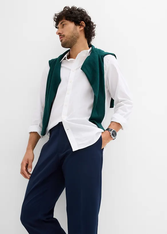 Pantalon élégant à pinces, regular, bonprix