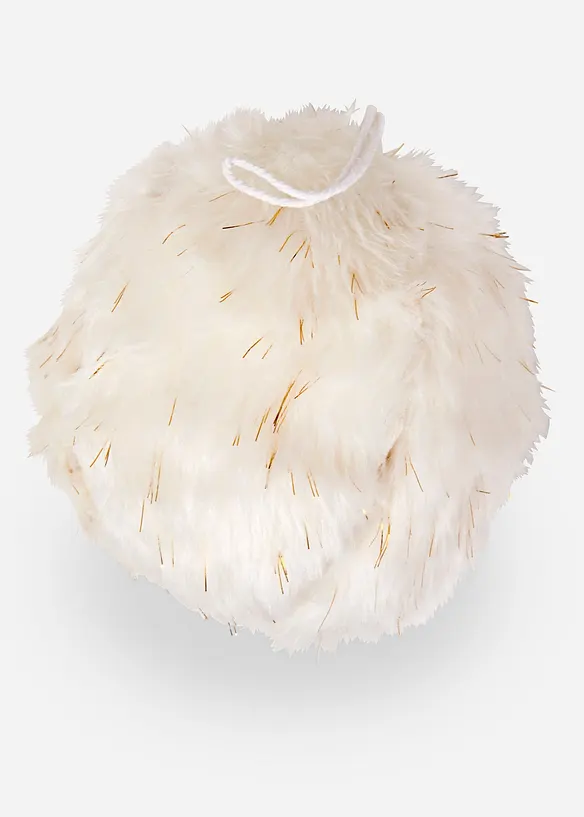 Déco à suspendre boule de Noël en peluche, bonprix
