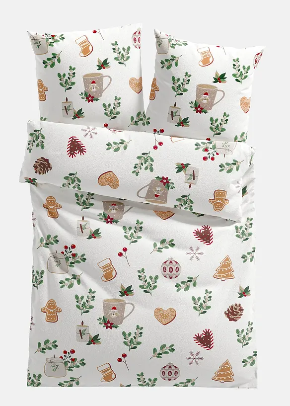 Parure de lit motif biscuits de No&euml;l, bonprix