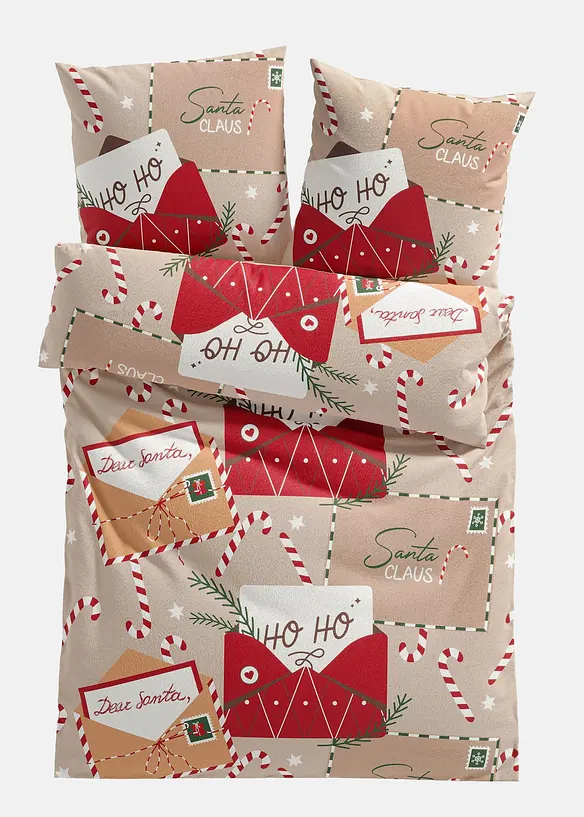 Parure de lit motif carte de Noël, bonprix