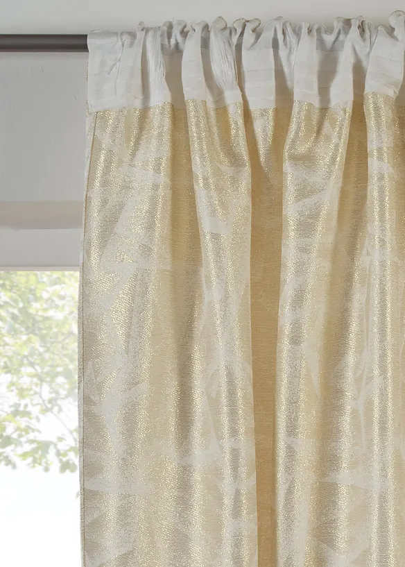 Rideau panneau en tissu brillant, aussi en XXL (1 pce), bonprix