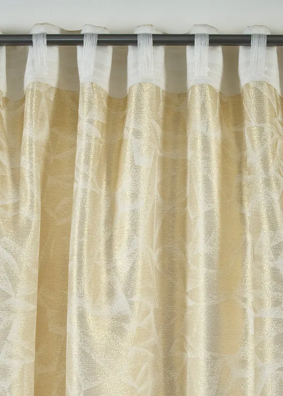 Rideau panneau en tissu brillant, aussi en XXL (1 pce), bonprix