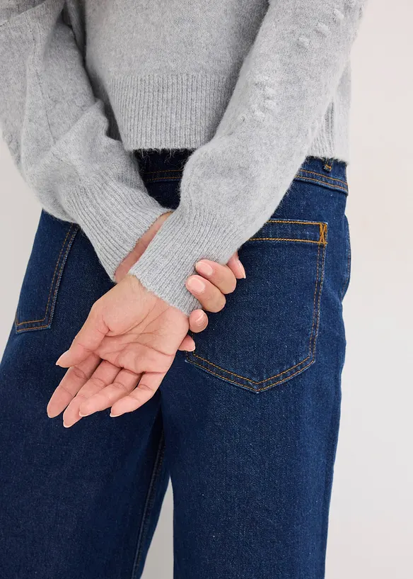 Gilet en maille texturée, bonprix