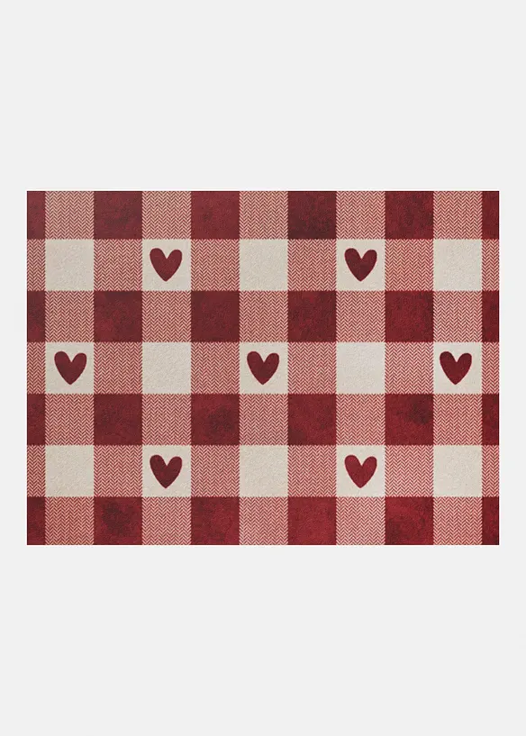 Paillasson motif cœurs, bonprix