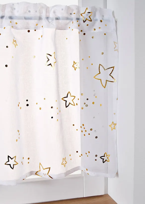 Brise-bise à imprimé étoiles brillant, bonprix