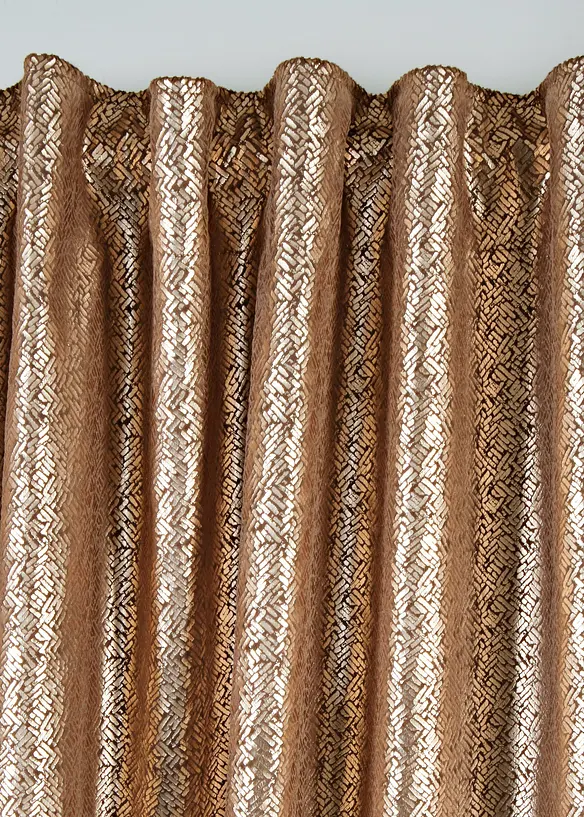 Rideau en velours brillant, aussi en XXL (1 pce), bonprix