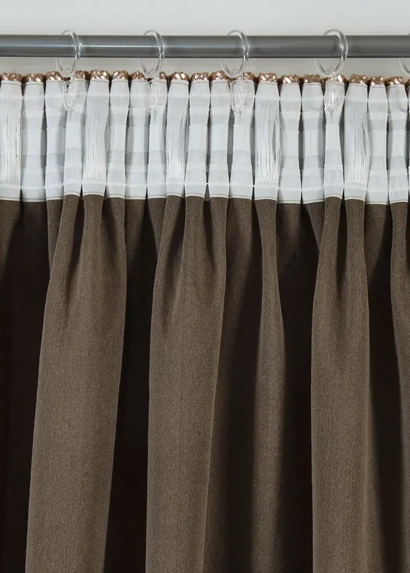 Rideau en velours brillant, aussi en XXL (1 pce), bonprix