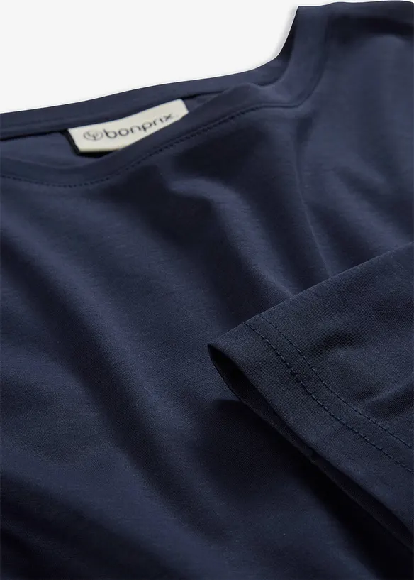 T-shirt manches longues contenant de la soie, bonprix