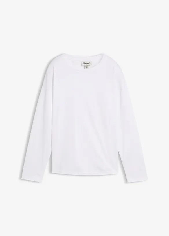 T-shirt manches longues contenant de la soie, bonprix