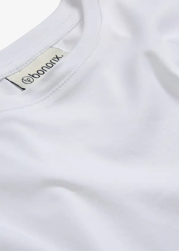 T-shirt manches longues contenant de la soie, bonprix