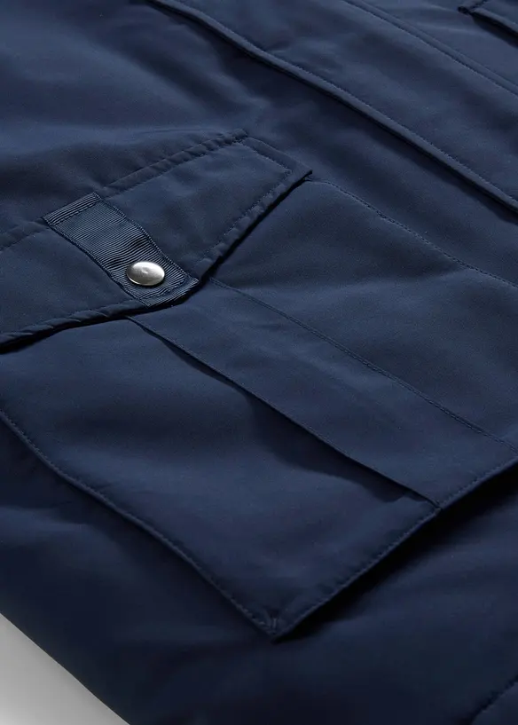 Blouson rembourré pour l’hiver avec col en velours côtelé, bonprix