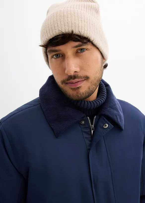 Blouson rembourré pour l’hiver avec col en velours côtelé, bonprix