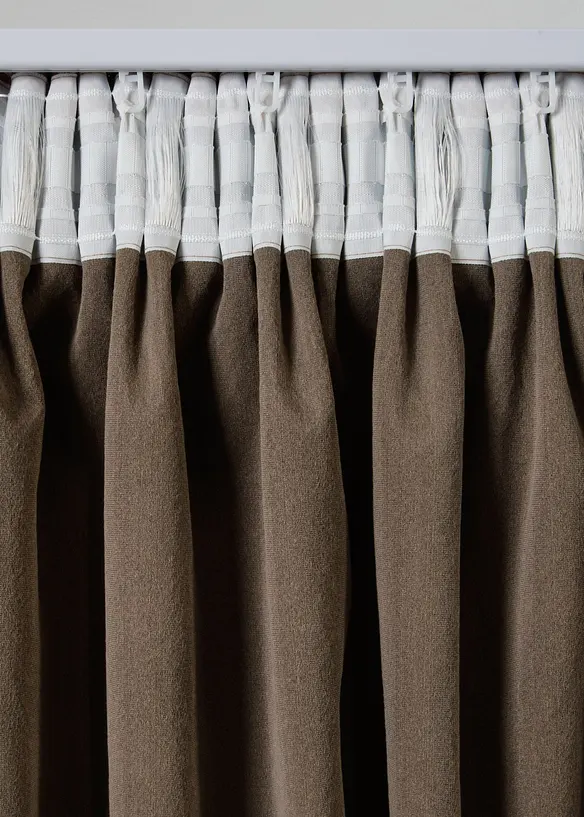 Rideau en velours brillant, aussi en XXL (1 pce), bonprix