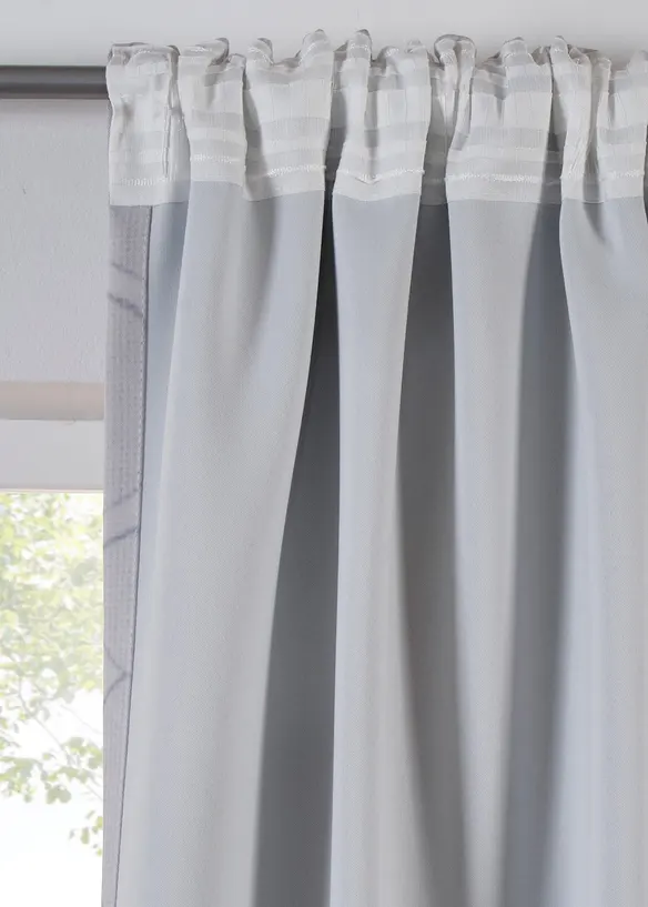 Rideau panneau assombrissant avec polyester recyclé (1 pce), bonprix