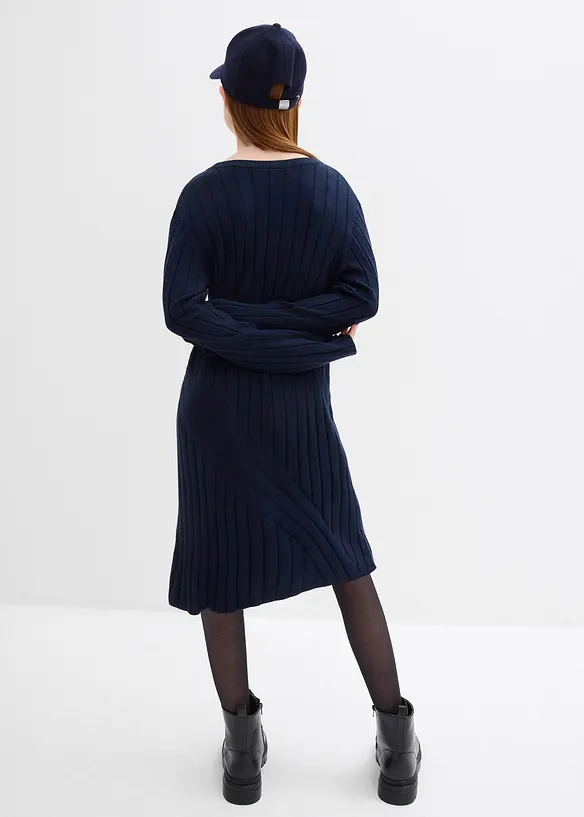 Robe en maille douce, viscose mélangée, bonprix