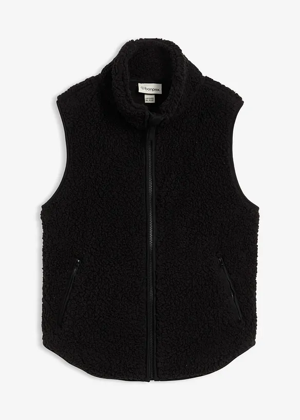 Gilet sans manches en sherpa, bonprix