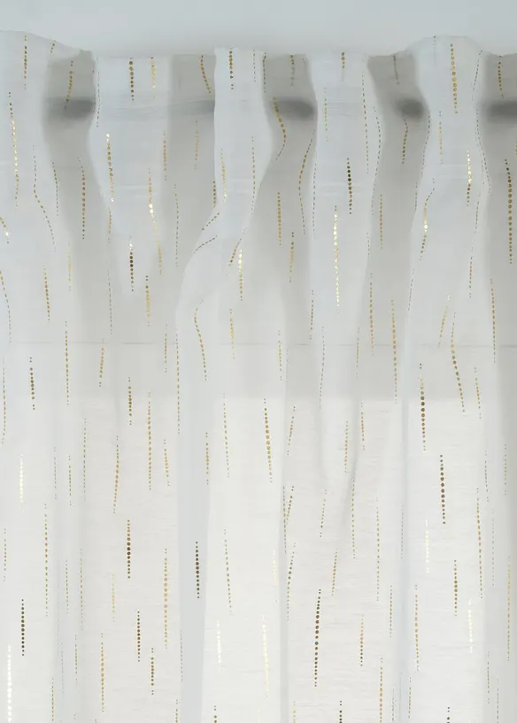 Voilage en batiste à imprimé brillant, aussi en XXL (1 pce), bonprix