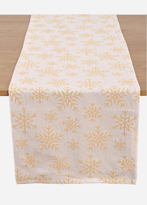 Chemin de table en jacquard de coton, bonprix