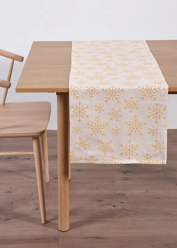 Chemin de table en jacquard de coton, bonprix