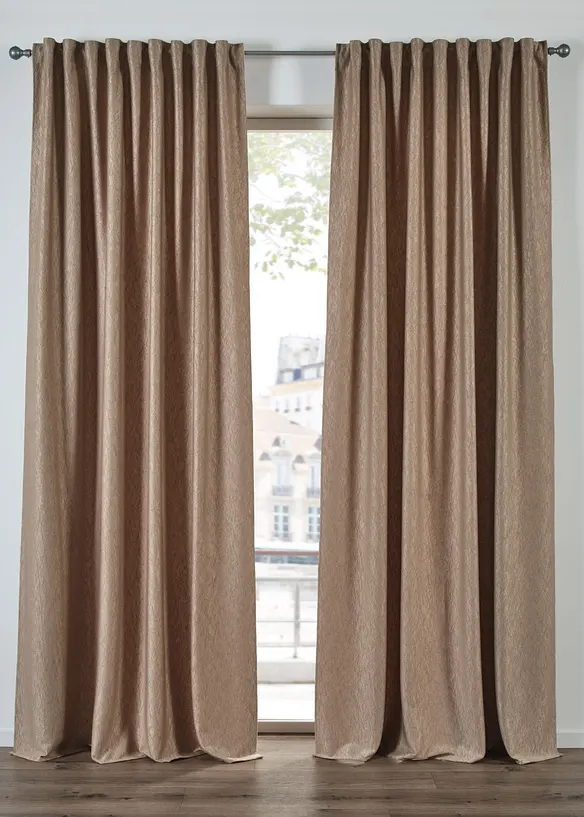 Rideau en velours, effet froiss&eacute; (1&nbsp;pce), bonprix