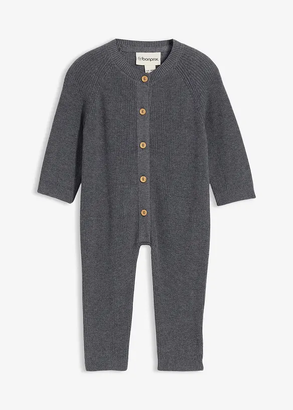 Combinaison en maille 100% coton, bonprix