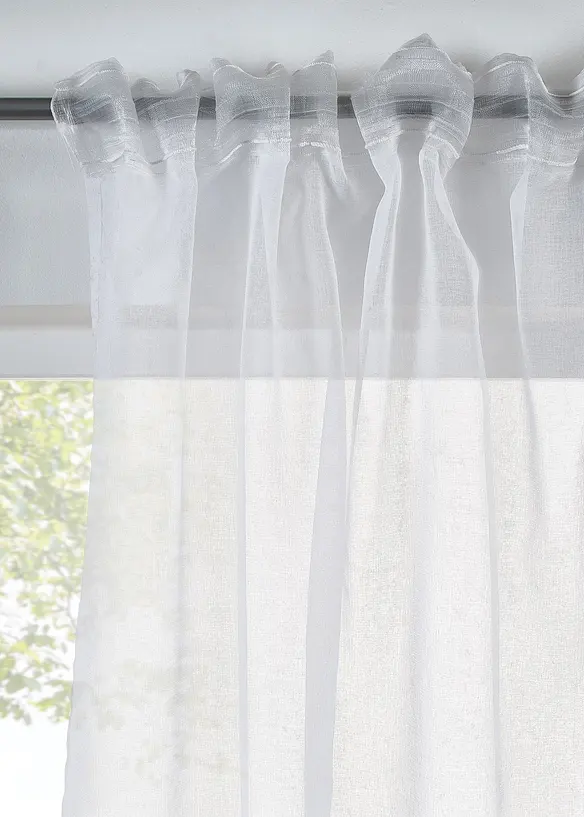 Voilage à imprimé brillant (1 pce), bonprix