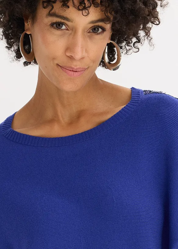 Pull en fine maille &agrave; sequins, bonprix