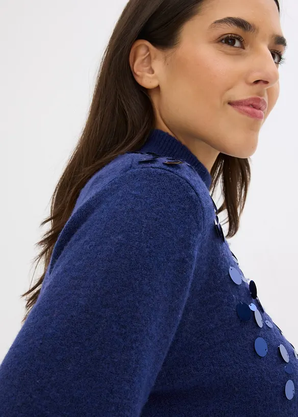 Pull à sequins, bonprix