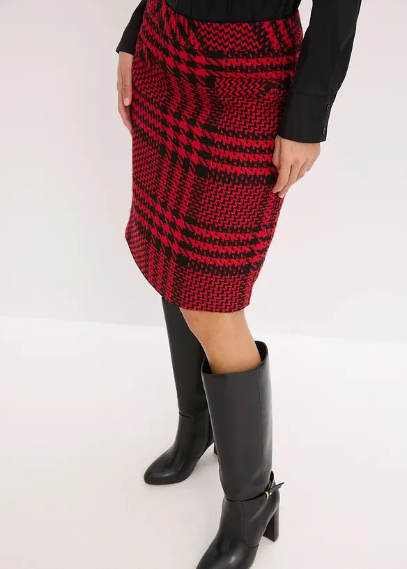 Jupe en maille bouclette, bonprix