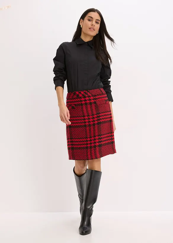 Jupe en maille bouclette, bonprix