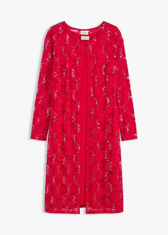 Robe à dentelle (ens. 2 pces), bonprix