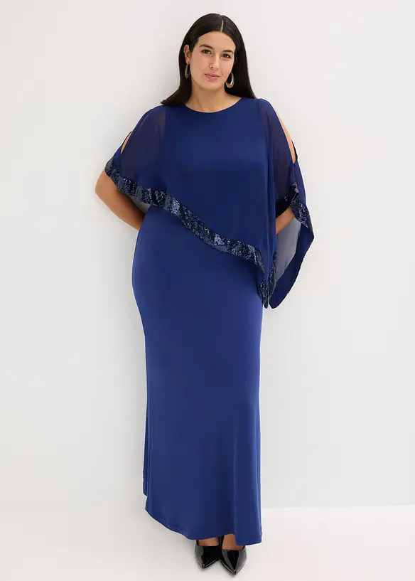 Robe en jersey à sequins, bonprix