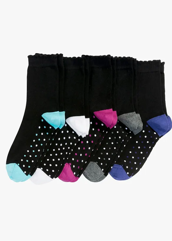 Lot de 5 paires de chaussettes, bonprix