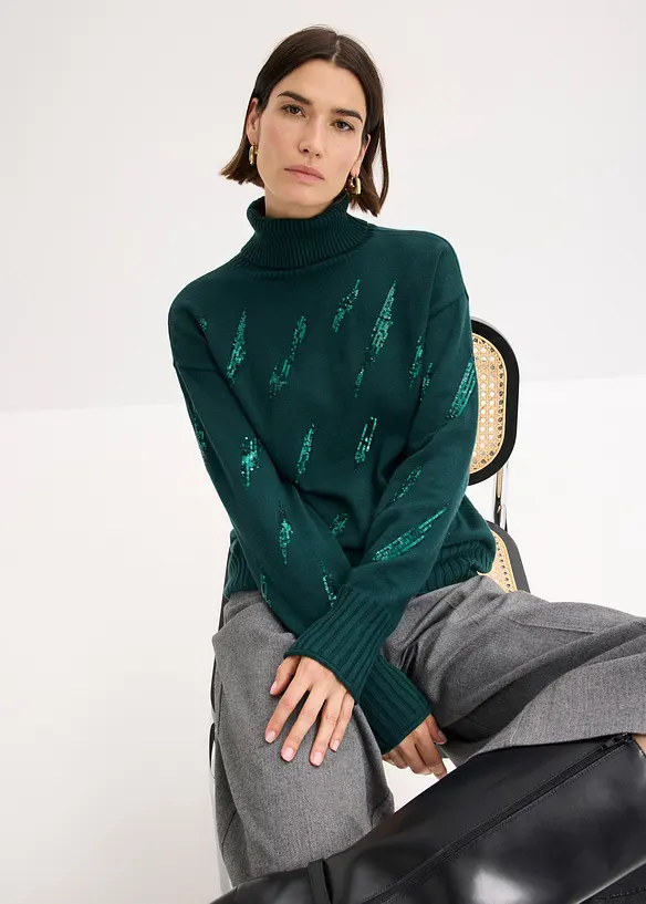 Pull doux et oversize en viscose majoritaire, bonprix