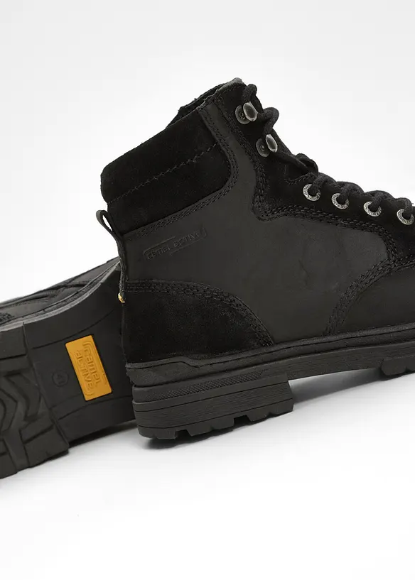 Boots lacées en cuir Camel Active, Camel Active