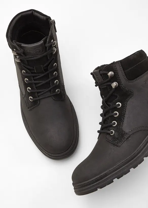 Boots lacées en cuir Camel Active, Camel Active