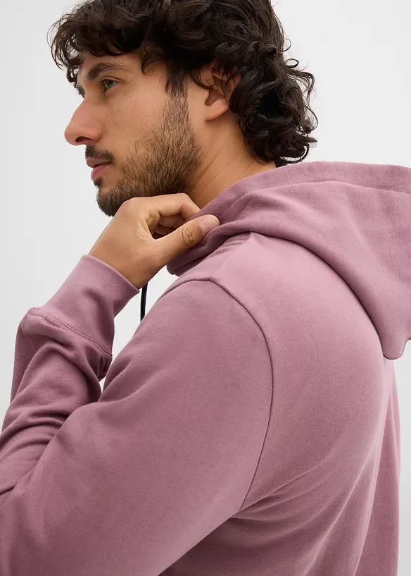 Sweat à capuche 100% coton, bonprix