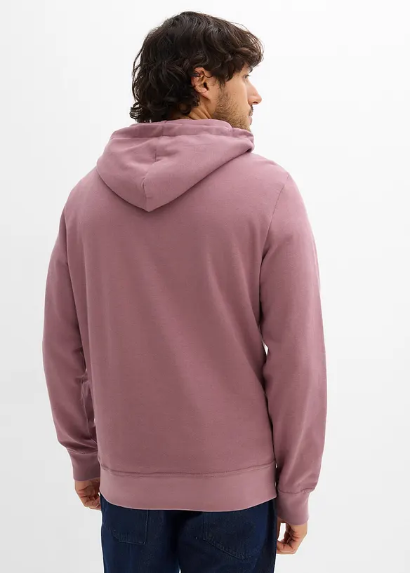 Sweat à capuche 100% coton, bonprix