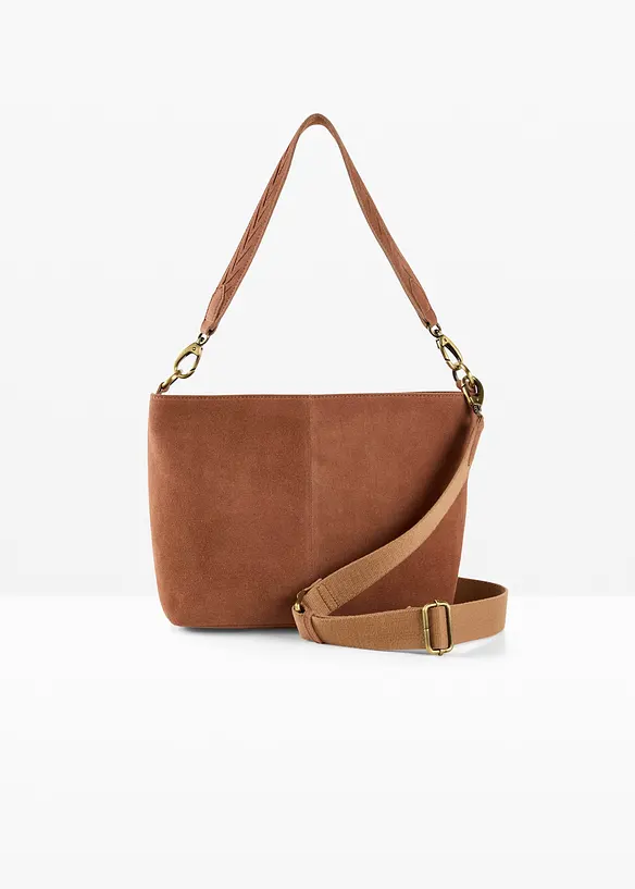 Sac à main en suédine, bonprix