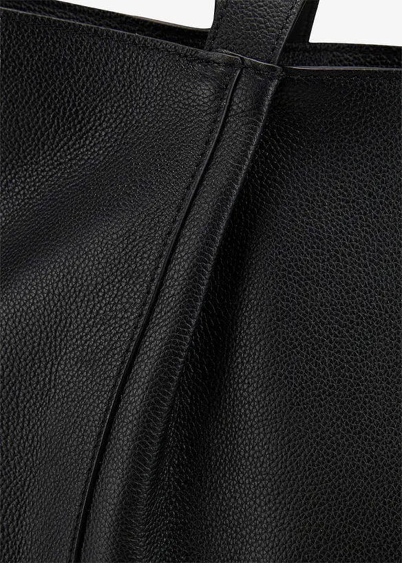 Cabas en cuir, bonprix