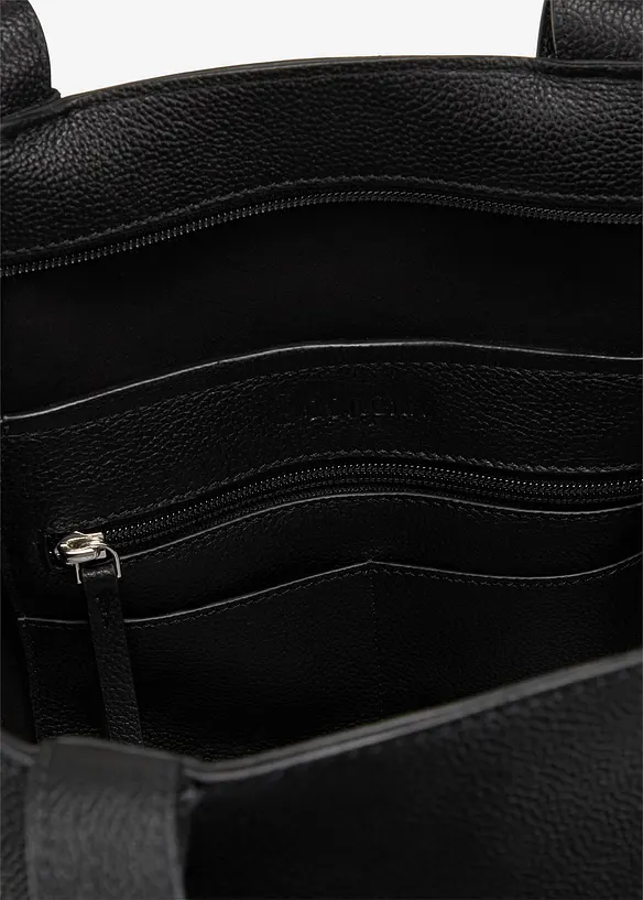 Cabas en cuir, bonprix