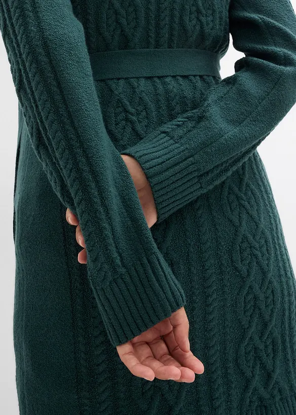 Gilet long en maille pour la grossesse, bonprix