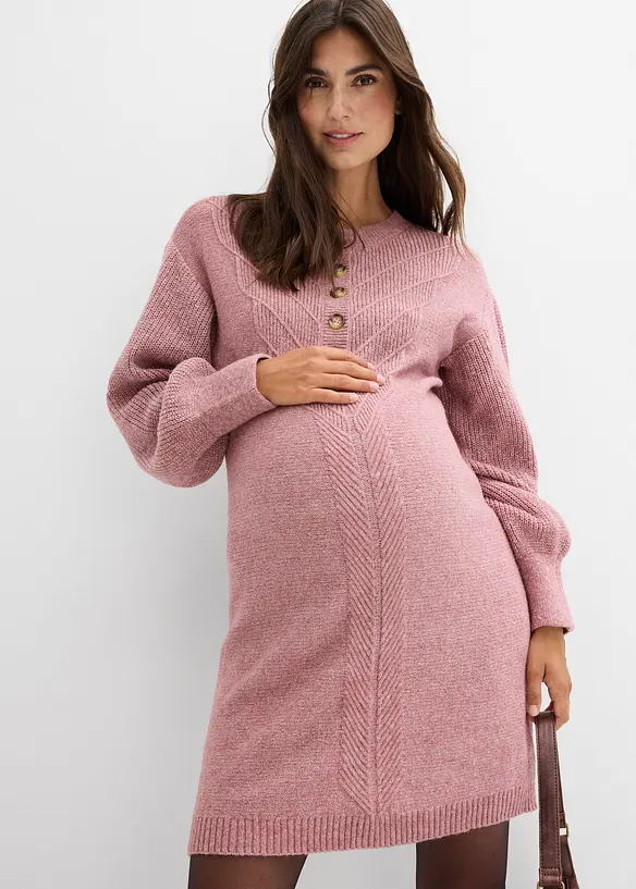 Robe boutonnée de grossesse et d’allaitement, bonprix