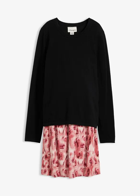 Robe de grossesse et d’allaitement en coton et viscose, bonprix