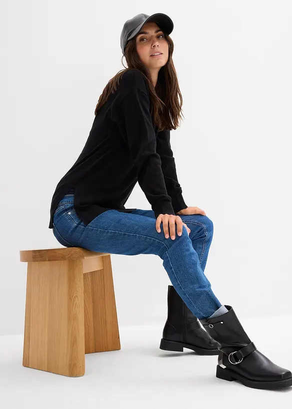 Pull de grossesse doux avec fentes pour l’allaitement, bonprix