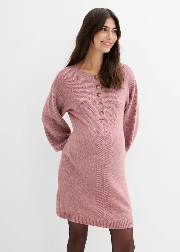 Robe boutonnée de grossesse et d’allaitement, bonprix