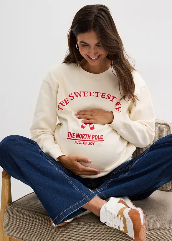Sweat-shirt doux pour la grossesse et l’allaitement, bonprix