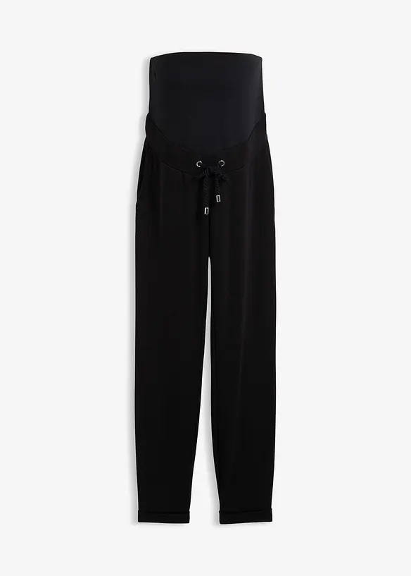 Pantalon de grossesse à taille élastiquée en jersey milano, bonprix