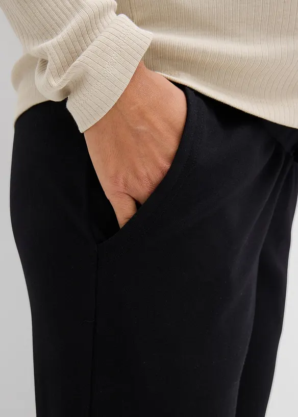 Pantalon de grossesse à taille élastiquée en jersey milano, bonprix