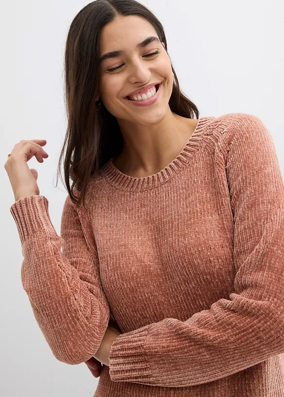 Robe en maille oversize, bonprix